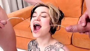 Hot teen first time double penetration