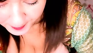 Huge Japan blowjob and handjob POV orgy with a cumshot