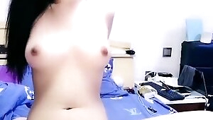 Small titted teen amateur rides dong and she loves it