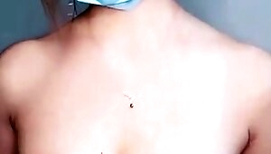 Lovely Japanese teen around big boobs got laid at home