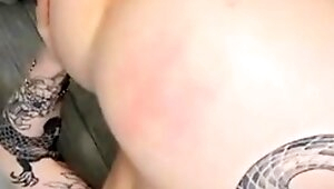 Amateur teen brunette toying