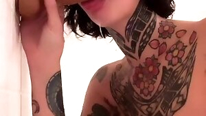 Small titted brunette amateur anal nailed at home