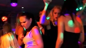 Yong adorable gals screwed hard after dance