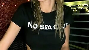 Cute teen Zafira hot solo masturbation outdoors