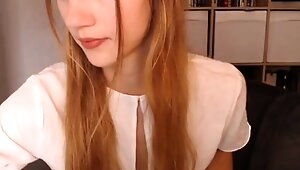 Close up teen foot worship