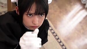 Amateur brunette teen blowjob and cumshot