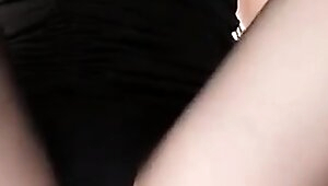 Pussy close up by slutty teen on cam