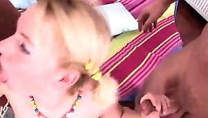 Russian blonde sweetheart Felecia's hole wants sex