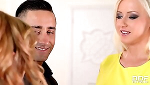 Horny couple hires a Babysitter and Fucks her Senseless